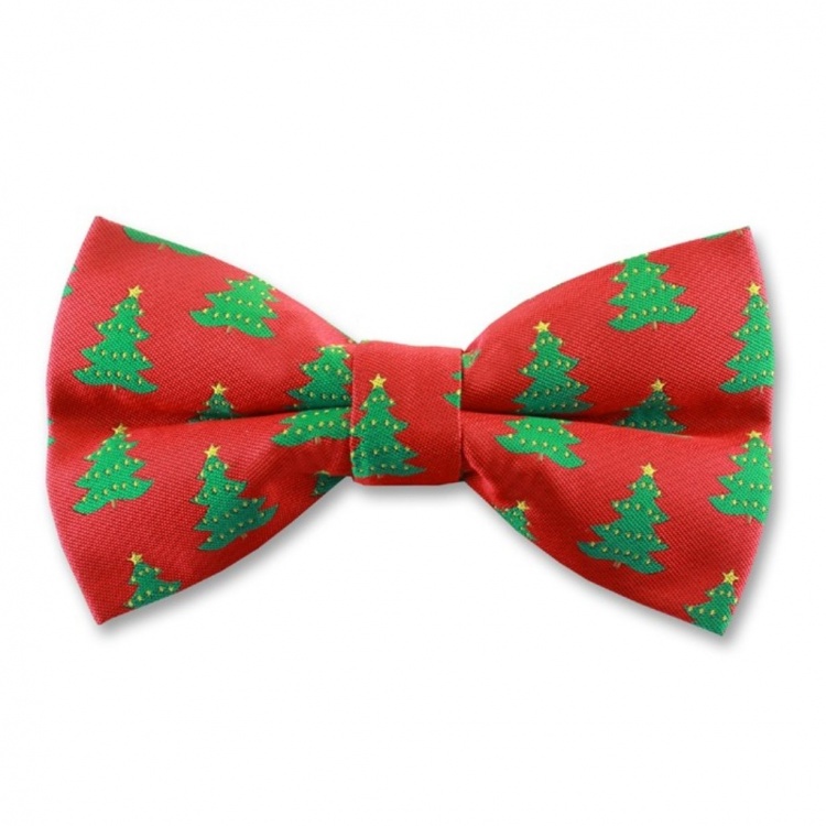red ready tied bow tie with christmas fir trees gents shop red ready tied bow tie with christmas fir trees gents shop